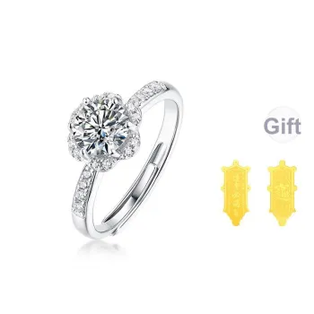 JINLIUFUJIXIANG S925 Silver Rings Women's