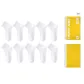[10 Pack]10 White