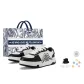 Black White (Everyday Shopping Bag+Shoe Accessory+Shoelace)