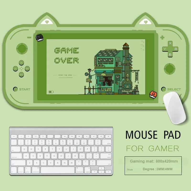 LOVINGCOOL Natural Rubber Extra Large Gaming Office Console Irregular Shape Desk Mat Office Desk Pad Mouse Pads-5