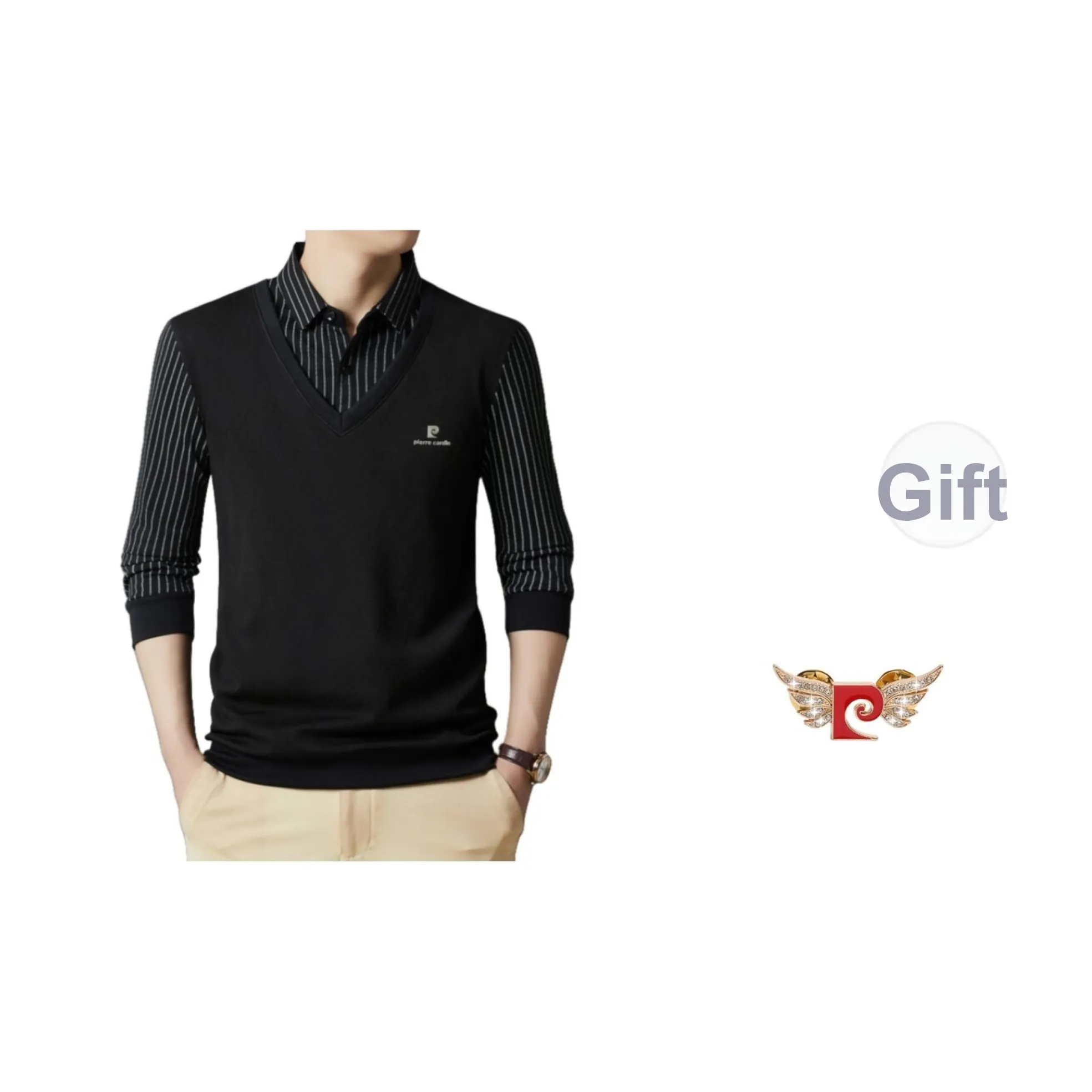 PIERRE CARDIN Мужские T-рубашки