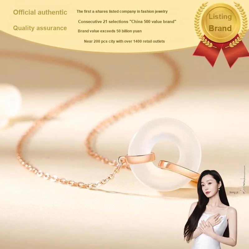 CHAOHONGJI Natural Chalcedony Necklaces Women's-2