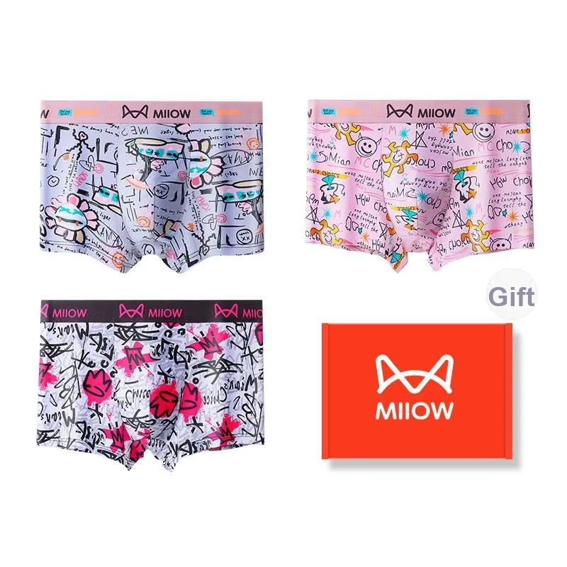 MIIOW Trend Party Series Underpants Men's Gift Box Set-15