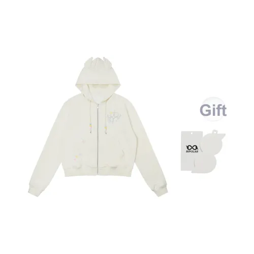 BIPOLAR Молоко Белый Унисекс Свитшоты