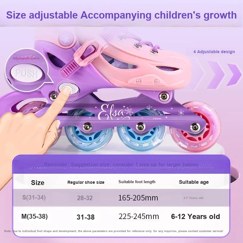 Disney x MARVEL Inline Skates PU PP Aluminum Alloy Carbon Steel Outdoor Kids'-6