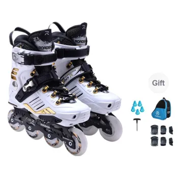 ROADSHOW Inline Skates One Piece Aluminum Alloy Banana Knife Holder With PP Hard Shoe Case Commuting Unisex