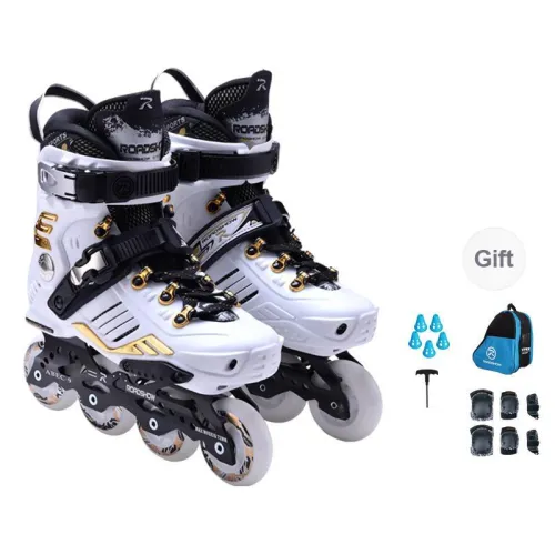 ROADSHOW Inline Skates One Piece Aluminum Alloy Banana Knife Holder With PP Hard Shoe Case Commuting Unisex