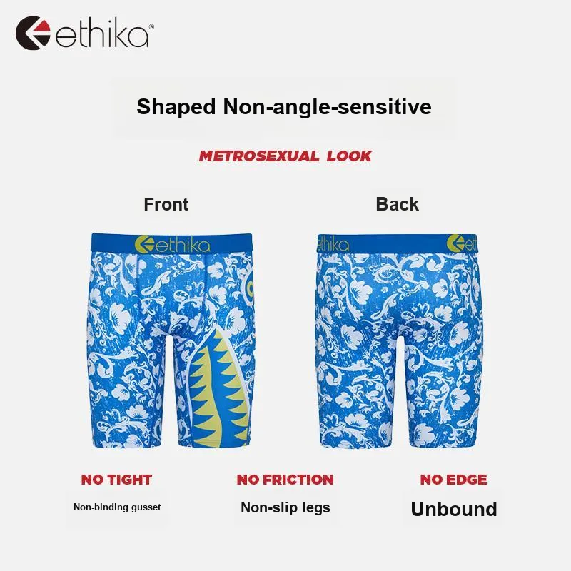 ETHIKA Underpants Men's 1 Pack Surfing Shark-1