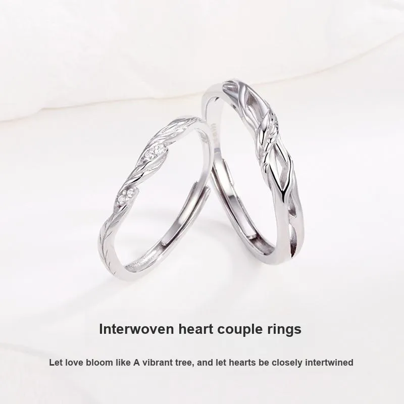 CLARKIA FLOWER S999 Fine Silver Rings Unisex-1