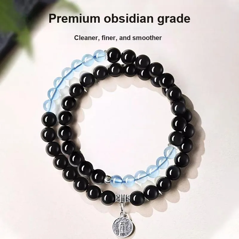 Ostantin Obsidian Bracelets Women's-1