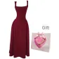 Red Long Dress+Box