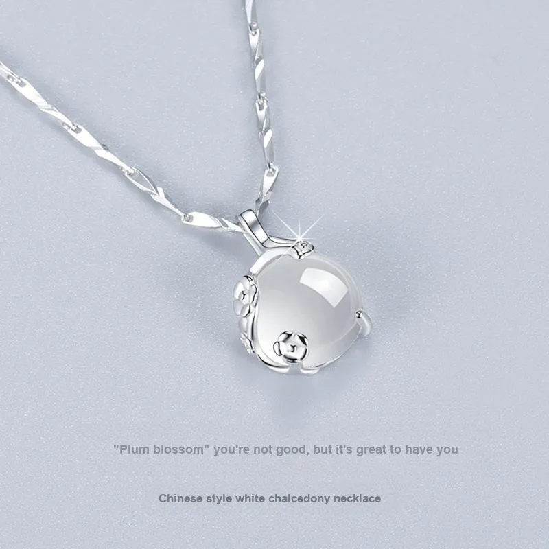 MISS TOOYA Chalcedony Necklaces Women's-1