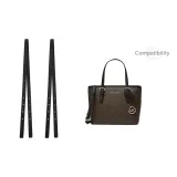 Black MK Tote Bag Shoulder Straps (Two Pieces)