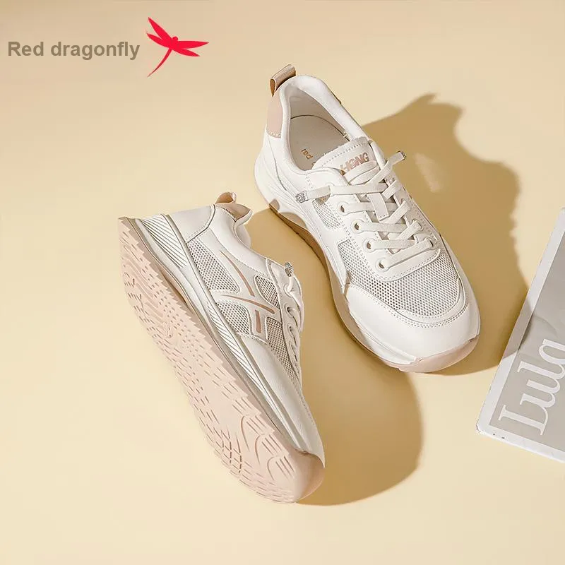 RED DRAGONFLY Breathable And Lightweight Low Top Casual Shoes Women's-5