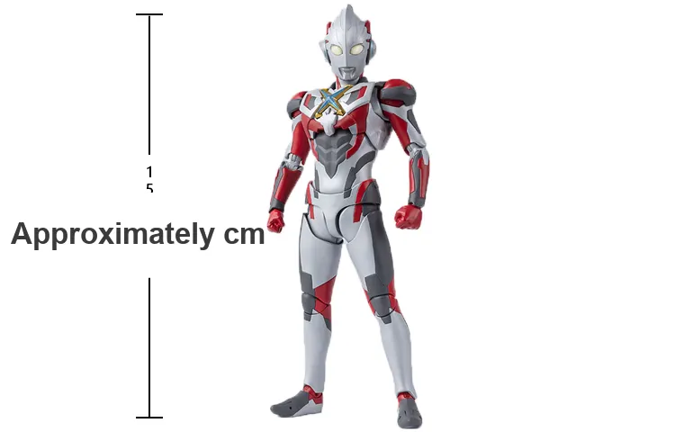 BANDAI Ultraman X Bandai S.H.Figuarts Gamera Armor Assembled Model Ultraman Scale Figures 15cm-5
