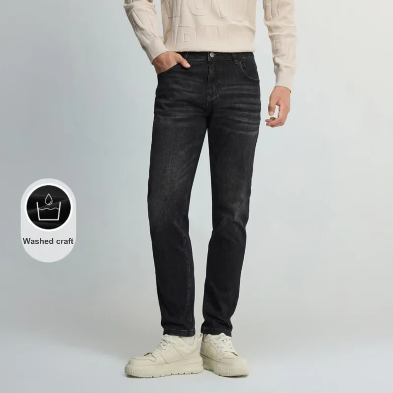 HLA Jeans Men's Black Bull Transition Color-2