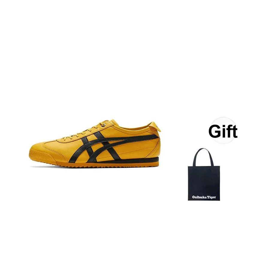 Onitsuka Tiger MEXICO 66 SD Low Топ Повседневная обувь Унисекс Желтый Черный