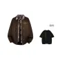 Brown (Comes with A Random Color 100% cotton Short-Sleeved Shirt T-Shirt)