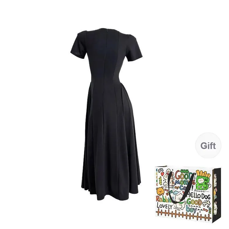 OURUOKE Short Sleeved Dress Women's-6