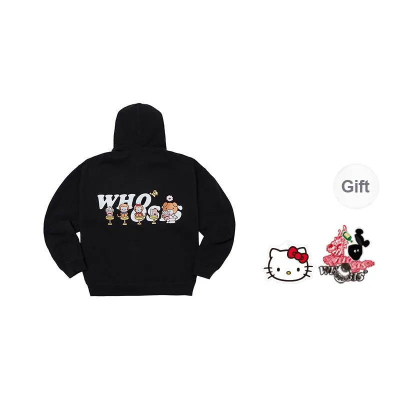 WHOOSIS X HELLO KITTY Sweatshirt Fall Winter Unisex-9