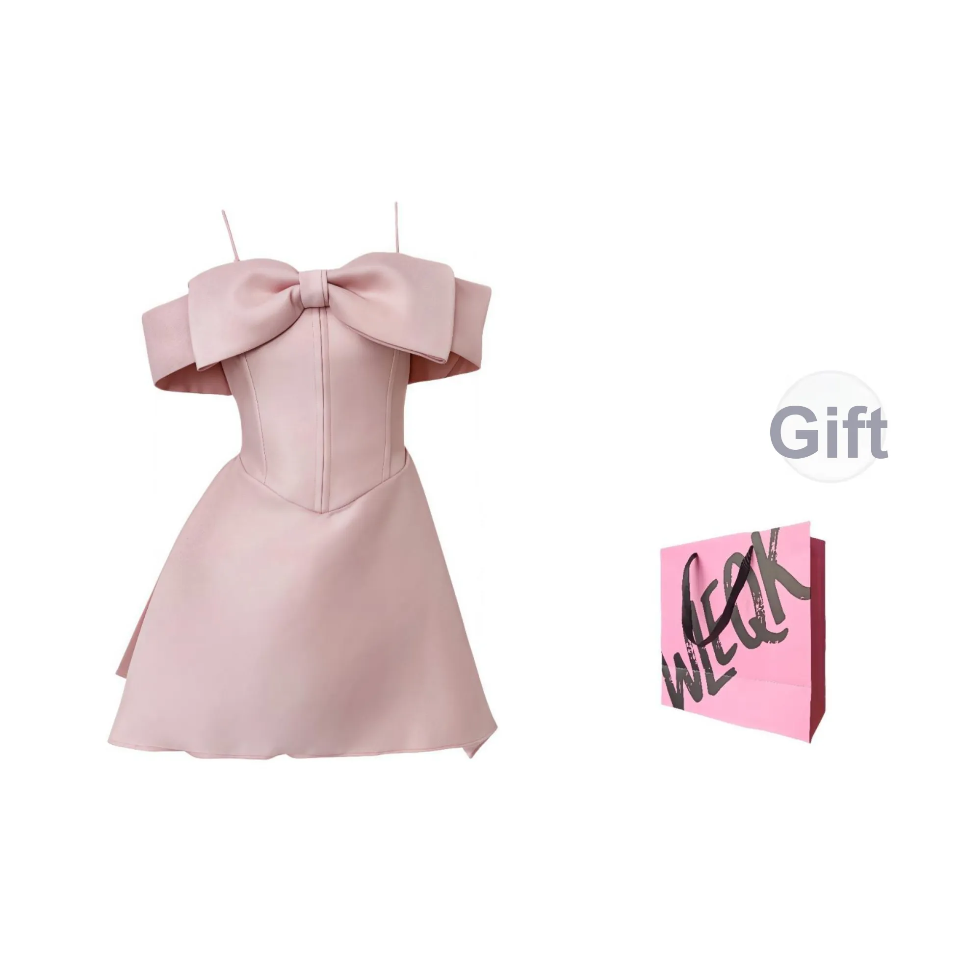 CTRTRC Розовый Женские Слиплатья