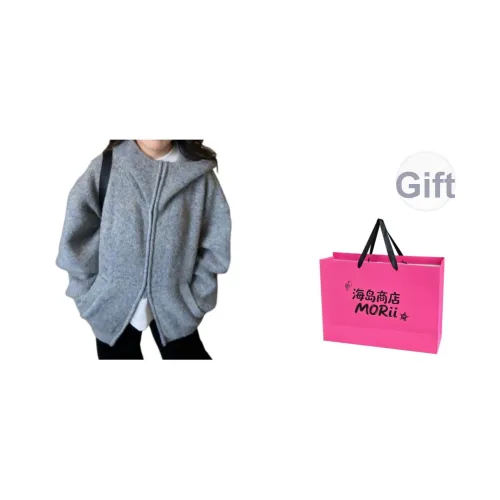 MORii Серый Свитер [В комплекте сумка для покупок] Женские Трикотаж