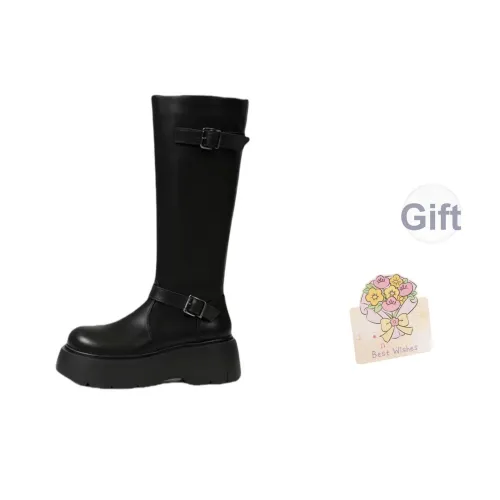 ALXNAN Женские высокие сапоги на колено