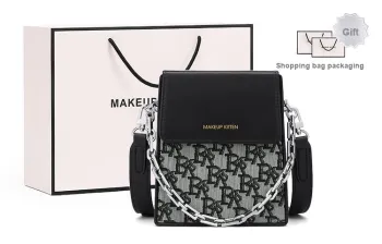 MAKEUP KITTEN Shoulder Bags Black[Shopping Bag Included]