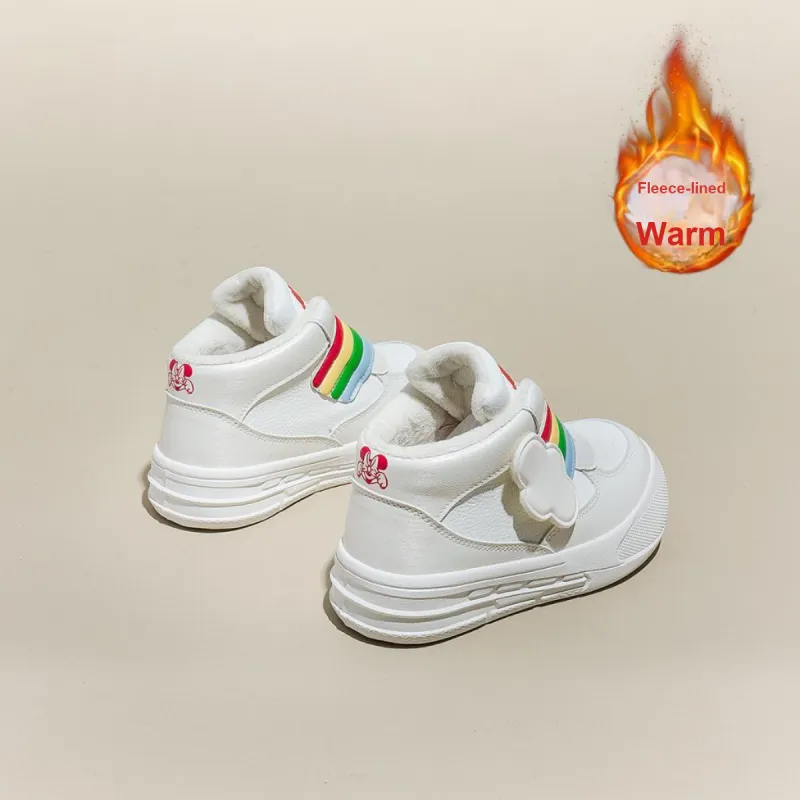 Disney Mickey Series Slip Resistant Thermal Kids' Skateboarding Shoes Kids'-8