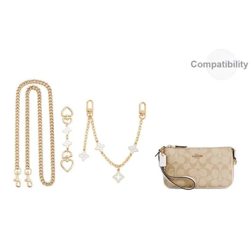 Luxury Care Artisan Workshop Металлический сплав Сумка Ремень Женский Золотой Тон