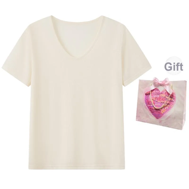 Peaches Peaches Set in Sleeve T Shirt Women's-46