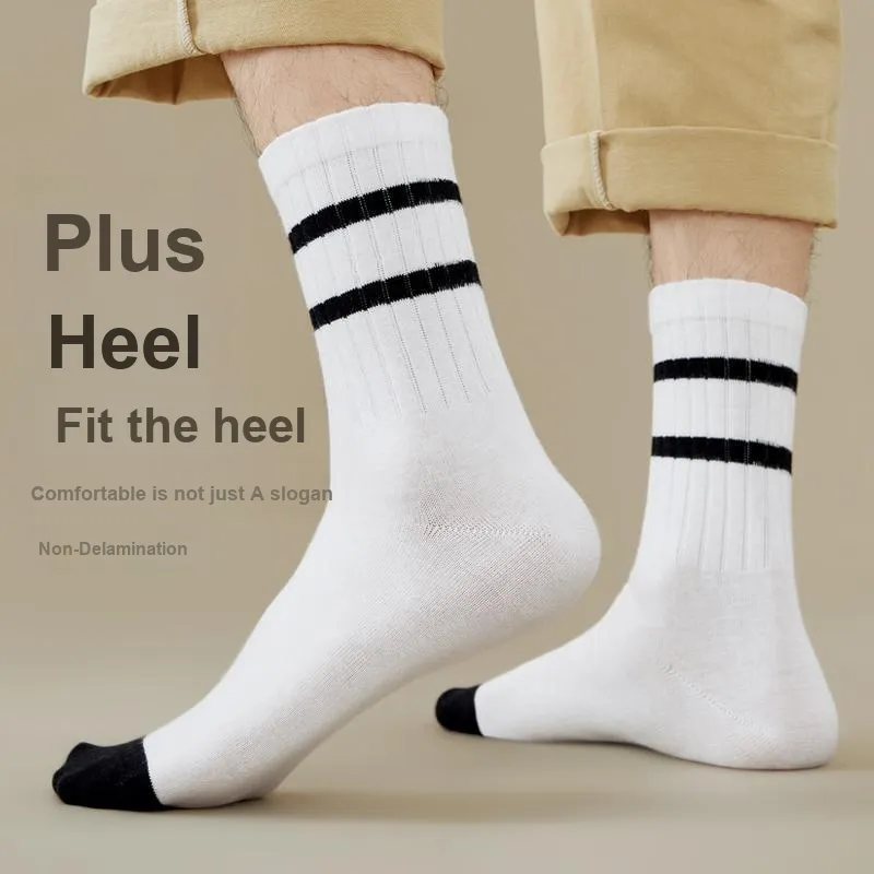 PLANDOO Mid Calf Socks Unisex 4 Pack-3