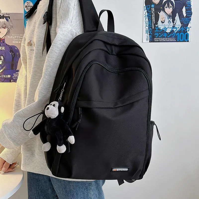 Parker Bear Nylon Backpack Regular Unisex Multicolor-7