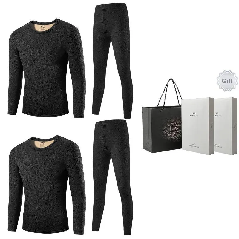 SEPTWOLVES Thermal Set Men's 2 Sets Of Gift Box+Shopping Bag-44