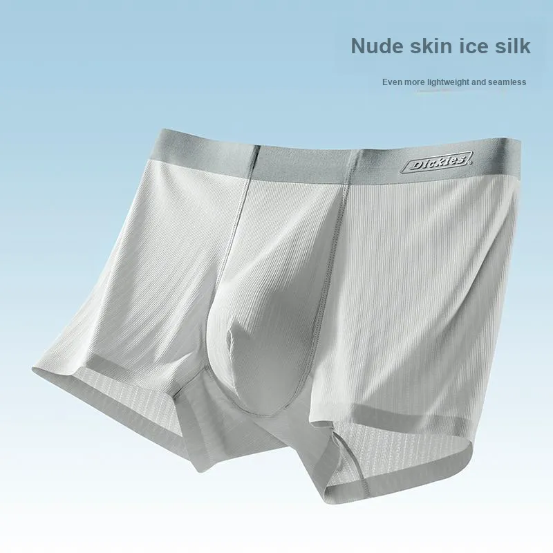 Dickies Underpants Men's Seamless Skin Friendly High Rebound Breathable Four Corner Pants, Box Combo Set-18
