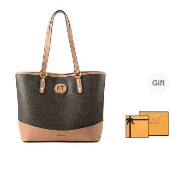 MashaLanti PVC And Synthetic Leather Handbag Shoulder Bag Regular Women's Coffee With Tea