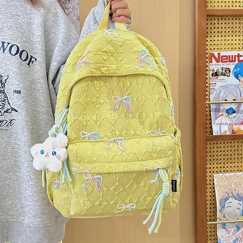 YUANTUZHE Nylon Backpack Women's Multicolor-9