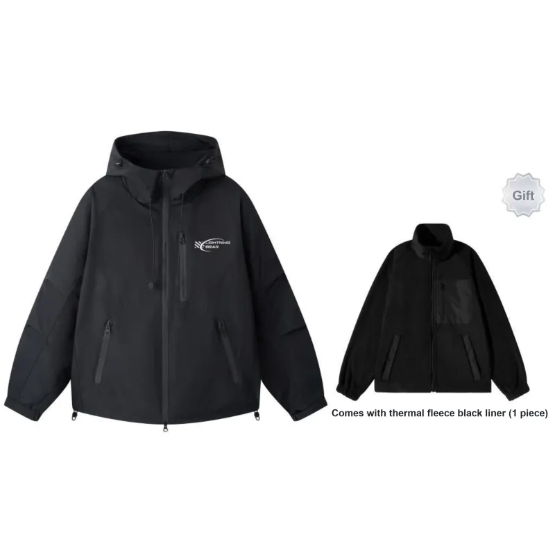 LIGHTNING BEAR Windbreaker Jacket Unisex-15