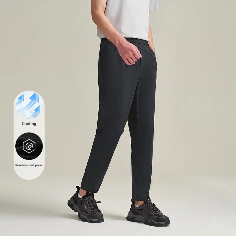 HLA Casual Ankle Length Pants Men's Navy Blue 49-2