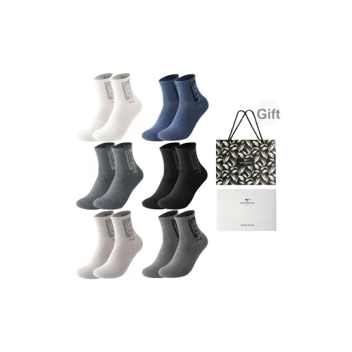 SEPTWOLVES Носки Crew Мужские упаковка из 6 пар в подарочной коробке