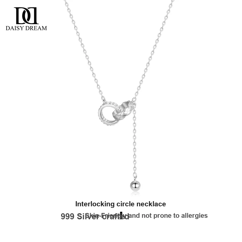 Daisy Dream 999 Fine Silver Necklaces Women's-2