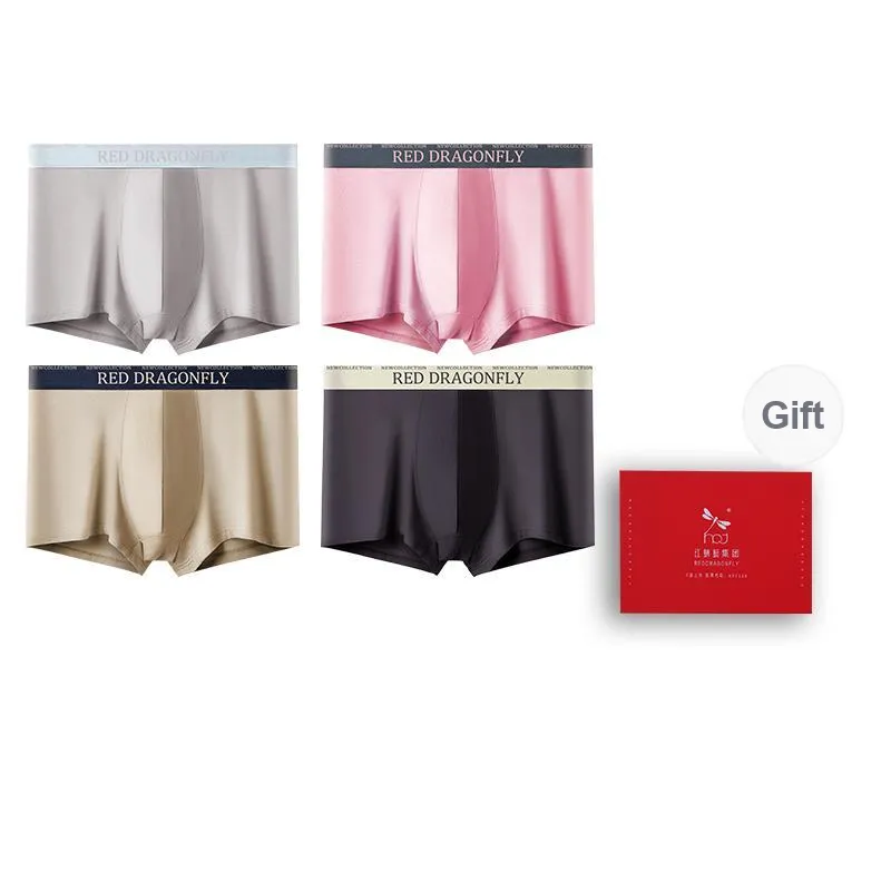 RED DRAGONFLY Underpants Men's 4 Pack Gift Box Set-11