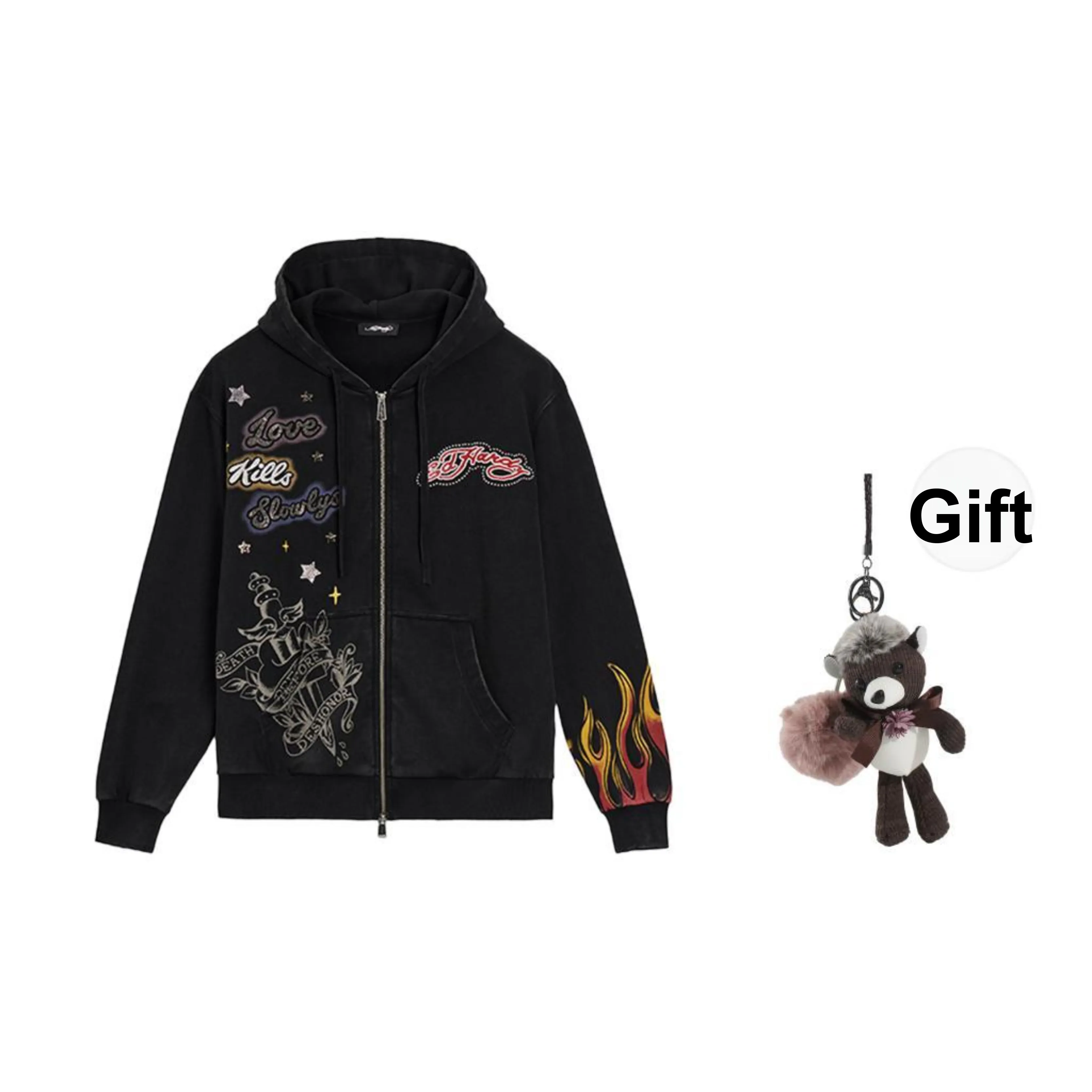 Ed Hardy Sweatshirt Men's Black