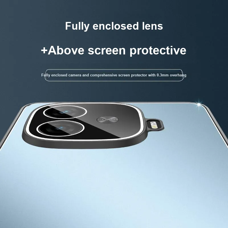 YUBEN Acrylic Material 360 Degree Rotating Stand Phone Cases Compatibility IQOO 13/12/11/Neo 10/9/8/7/6/Z9/Tubo/Pro-4