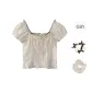(Apricot+Bowknot Hair Tie) Comes with