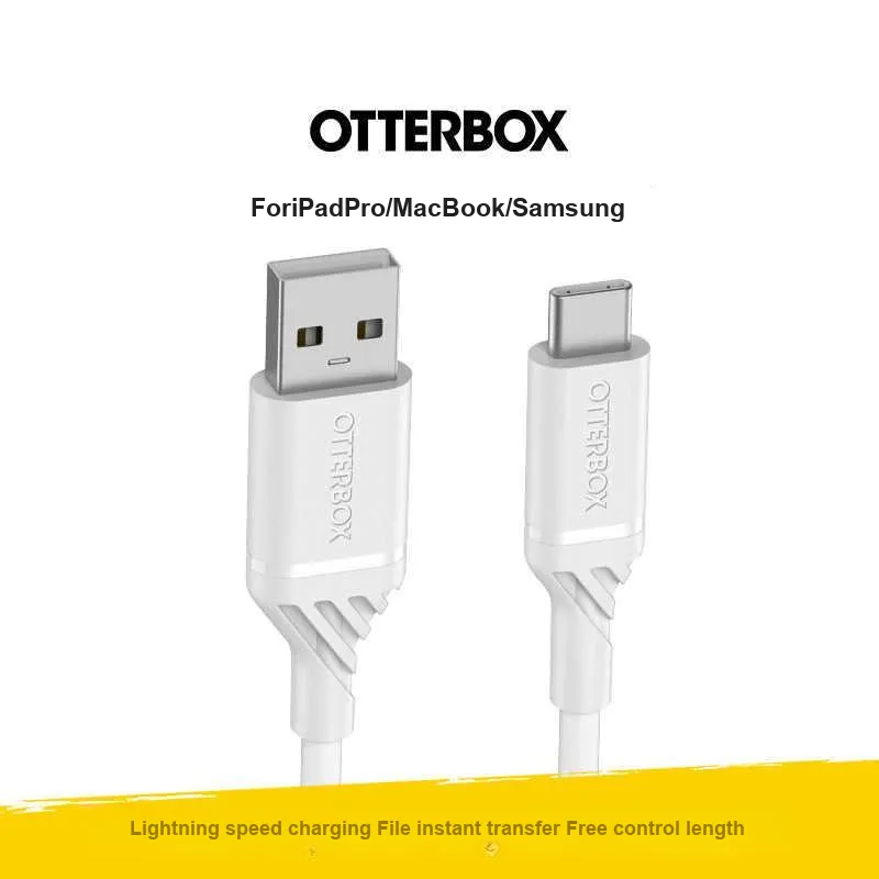 OtterBo USB-C To USB-A Charging Cable 2 Meters USB-A To Tpye-C Metal Interface Durable And Reusable Cables-2