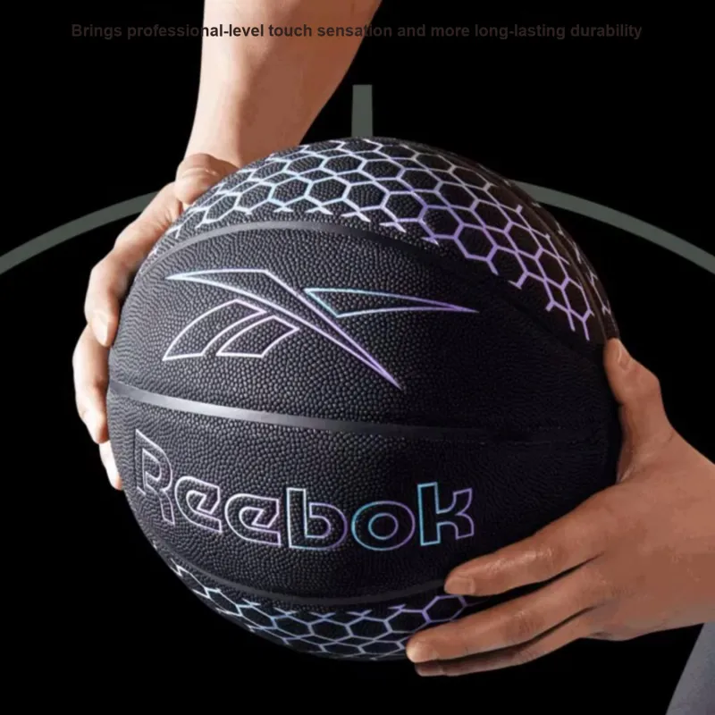 Reebok PU Basketball Lake Blue Purple Size 7 Training Unisex-3