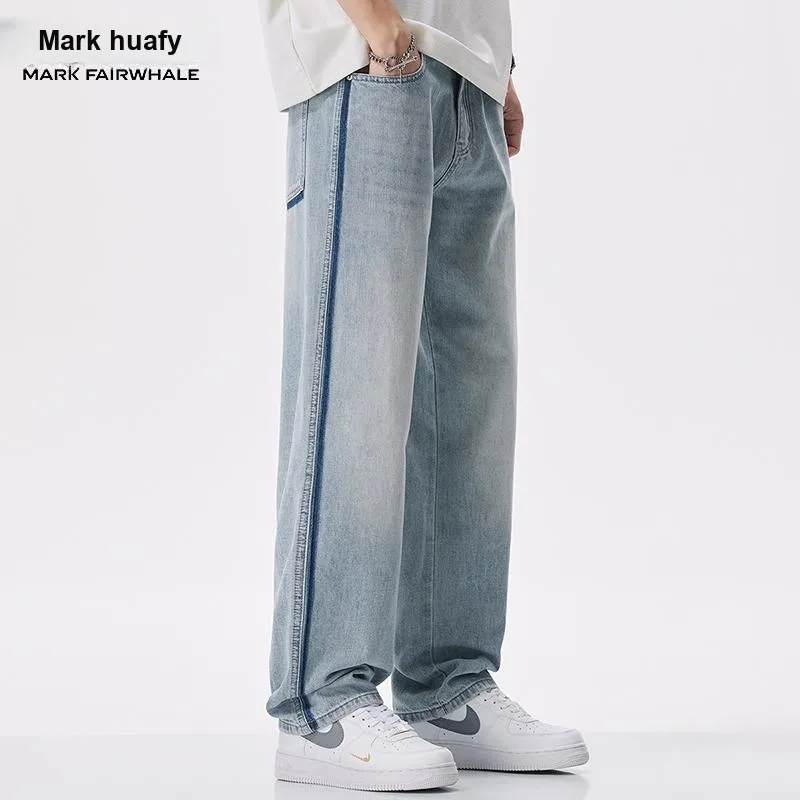 FAIRWHALE Jeans Unisex Light Blue-1