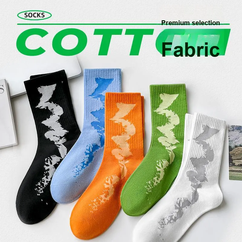 Cotton Gene Mid Calf Socks Men's 4 Pack-16