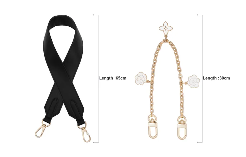 Lan Bao Fan Microfiber Bag Strap Women's Black-1